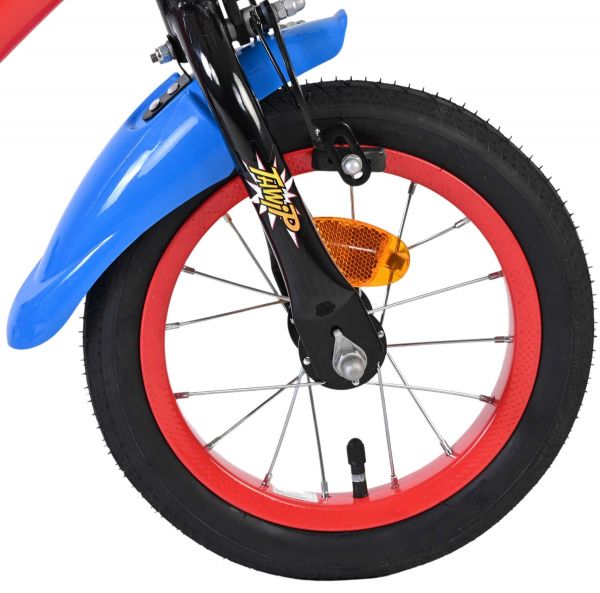 Spider-Man Kinderfiets - Jongens - 12 inch - Blauw/Rood - Twee handremmen