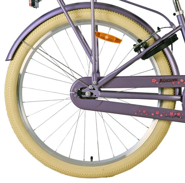 Volare Blossom Kinderfiets - Meisjes - 26 inch - Paars - Twee handremmen