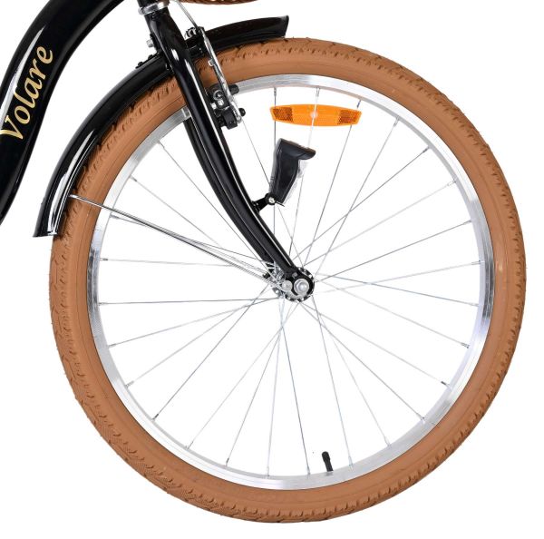 Volare Ashley Kinderfiets - Meisjes - 24 inch - Zwart