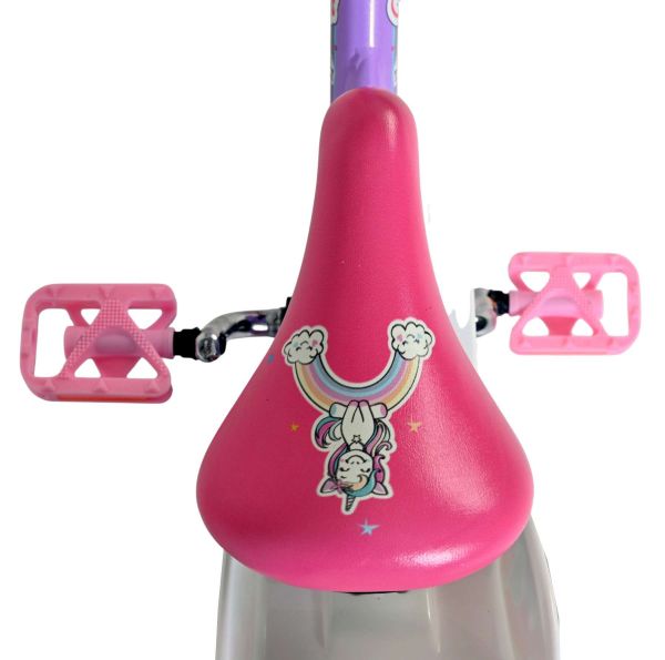 Volare Unicorn Kinderfiets - Meisjes - 12 inch - Paars