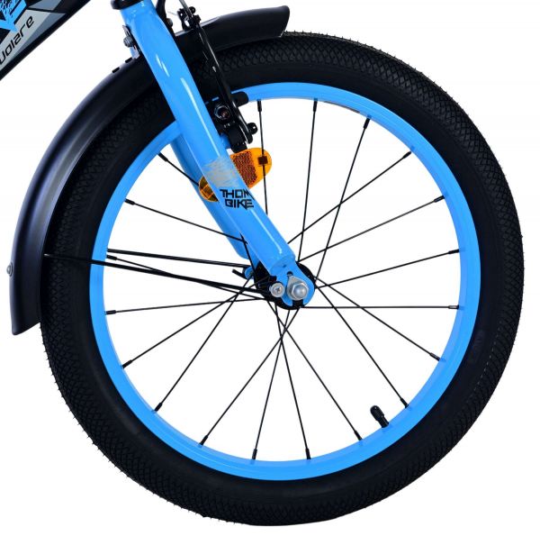 Volare Thombike Kinderfiets - Jongens - 18 inch - Zwart Blauw