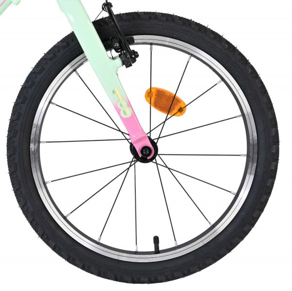 Volare Milano Kinderfiets - Meisjes - 18 inch - Mintgroen - 6 versnellingen