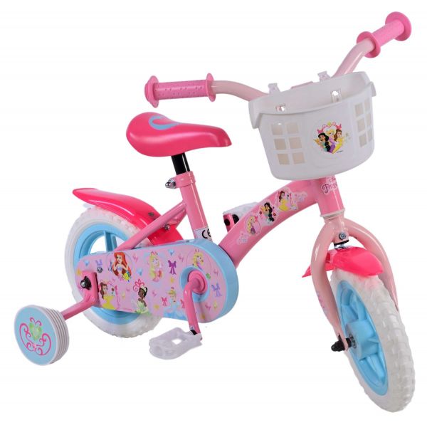 Disney Princess Kinderfiets - Meisjes - 10 inch - Roze - Doortrapper