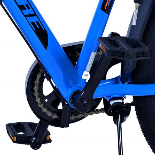 Volare Cross Kinderfiets - Jongens - 24 inch - Blauw - 3 versnellingen