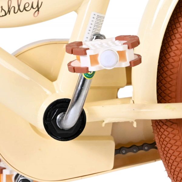 Volare Ashley Kinderfiets - Meisjes - 16 inch - Creme