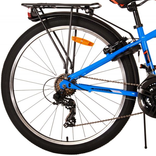Volare Cross Kinderfiets - Jongens - 26 inch - Blauw - 21 versnellingen - Twee handremmen
