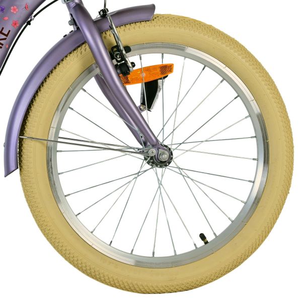 Volare Blossom Kinderfiets - Meisjes - 20 inch - Paars - Nexus 3