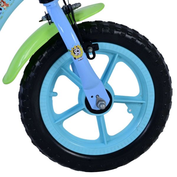 Bluey Kinderfiets - Jongens - Mag Wheels - 12 inch - Blauw