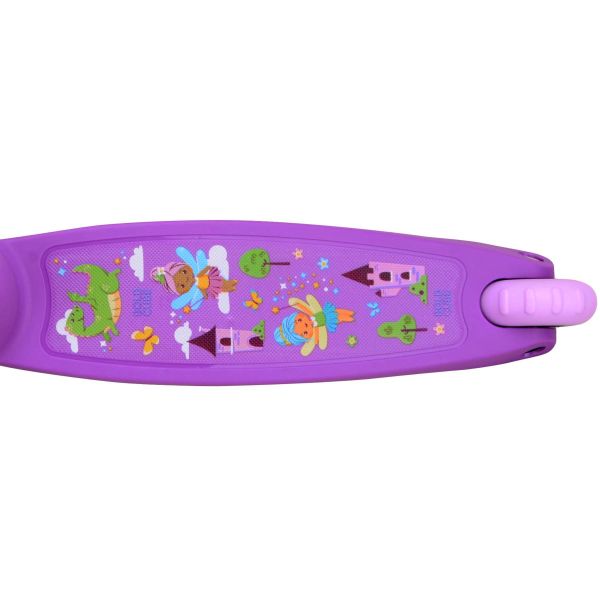 BOLDCUBE Teeny FOLD driewielstep - Sprookjesland Paars