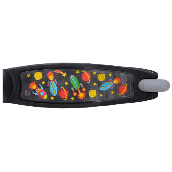 BOLDCUBE Teeny FOLD driewielstep - Raket Zwart