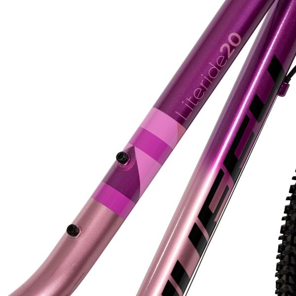 Literide Kinderfiets - Meisjes - 20 inch - Paars/Roze - Twee handremmen