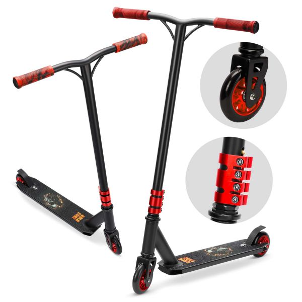 BOLDCUBE Deluxe Stuntstep - Zwart