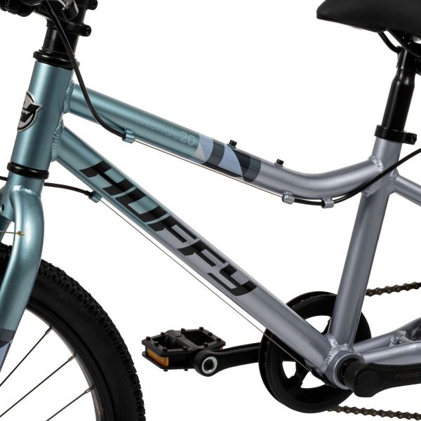 Literide Kinderfiets - Jongens - 20 inch - Turquoise/Zilver - Twee handremmen