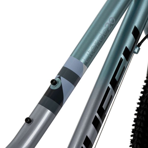 Literide Kinderfiets - Jongens - 20 inch - Turquoise/Zilver - Twee handremmen