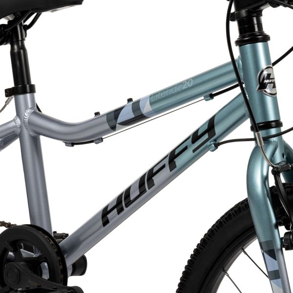 Literide Kinderfiets - Jongens - 20 inch - Turquoise/Zilver - Twee handremmen