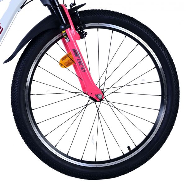 Volare XC Race Kinderfiets - 24 inch - Wit Roze - 21 versnellingen