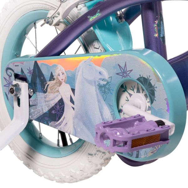 Disney Frozen 2 Kinderfiets - Meisjes - 12 inch - Blauw/Paars - Twee handremmen
