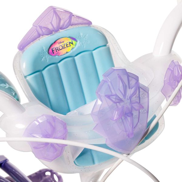 Disney Frozen 2 Kinderfiets - Meisjes - 12 inch - Blauw/Paars - Twee handremmen