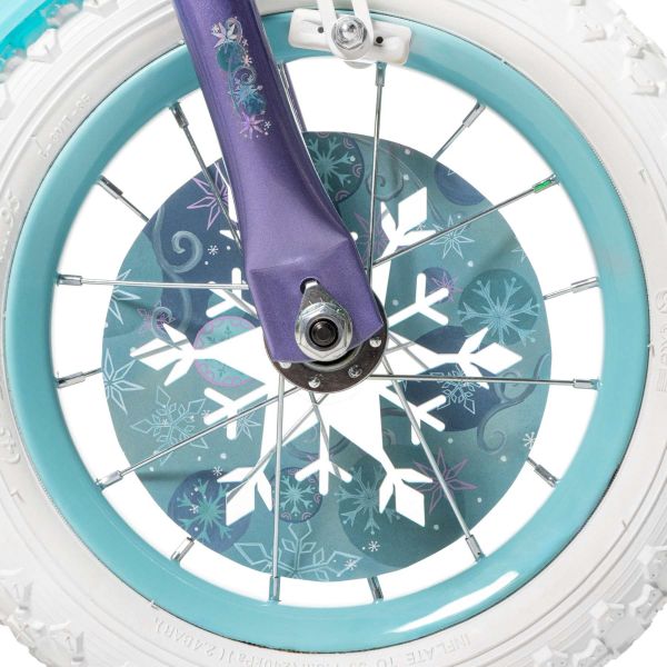 Disney Frozen 2 Kinderfiets - Meisjes - 12 inch - Blauw/Paars - Twee handremmen