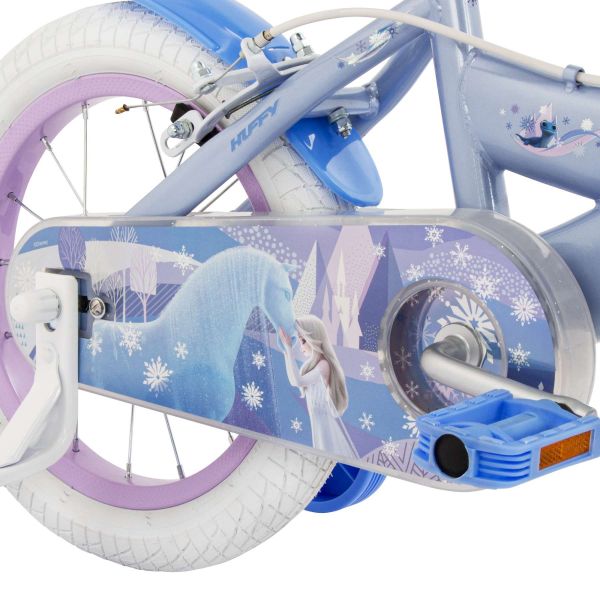 Disney Frozen 2 Kinderfiets - Meisjes - 14 inch - Blauw/Paars - Twee handremmen