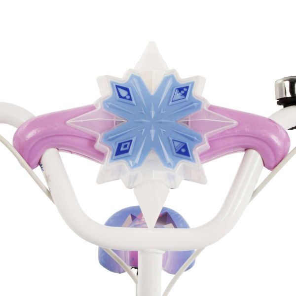 Disney Frozen 2 Kinderfiets - Meisjes - 14 inch - Blauw/Paars - Twee handremmen