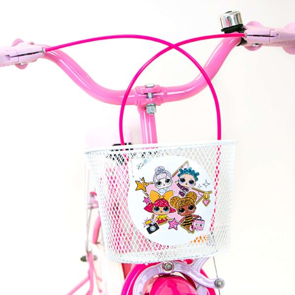 Dolls 16 inch kinderfiets met twee handremmen