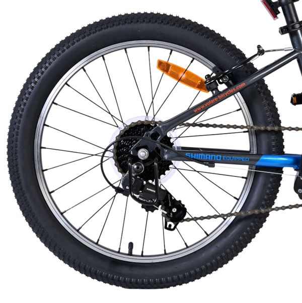 Volare Boost Kinderfiets - 20 inch - 7 Speed - Blauw/Grijs