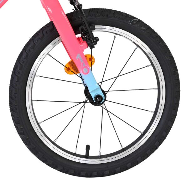 Volare Milano Kinderfiets - Meisjes - 16 inch - Roze - Twee handremmen