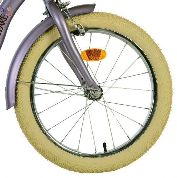 Volare Blossom Kinderfiets - Meisjes - 18 inch - Paars - Twee Handremmen