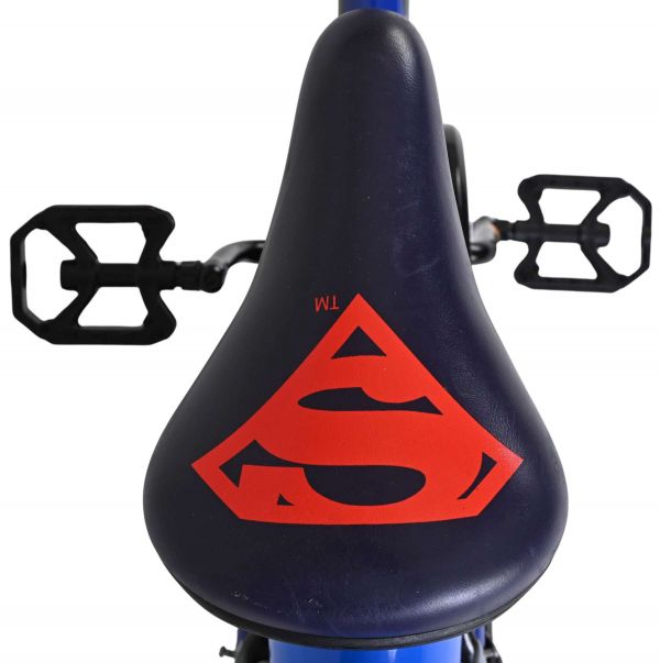 Superman Kinderfiets - Jongens - 16 inch - Blauw - Twee handremmen