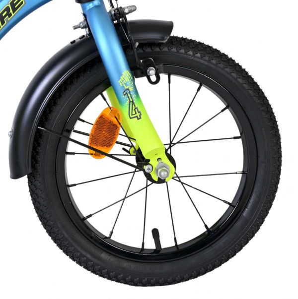 Volare Thombike Kinderfiets - Jongens - 14 inch - Blauw Geel