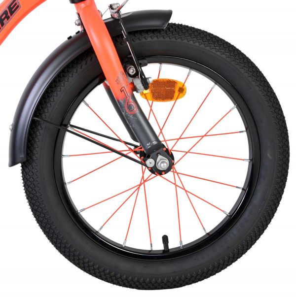 Volare Thombike Kinderfiets - Jongens - 16 inch - Oranje Grijs