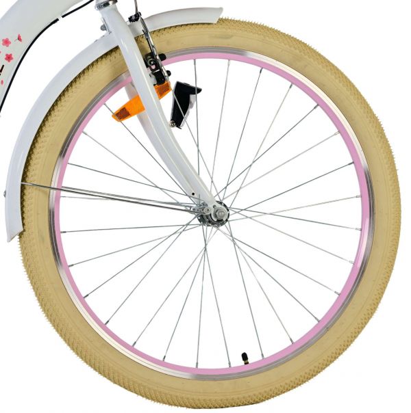 Volare Blossom Kinderfiets - Meisjes - 26 inch - Wit - Nexus 3 versnellingen