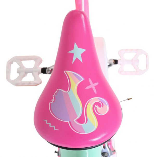 Barbie Kinderfiets - Meisjes - 16 inch - Roze - Twee handremmen