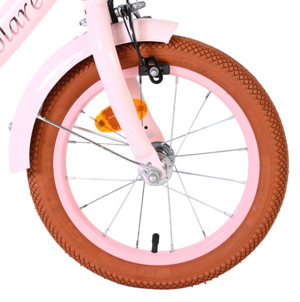 Volare Ashley Kinderfiets - Meisjes - 14 inch - Roze
