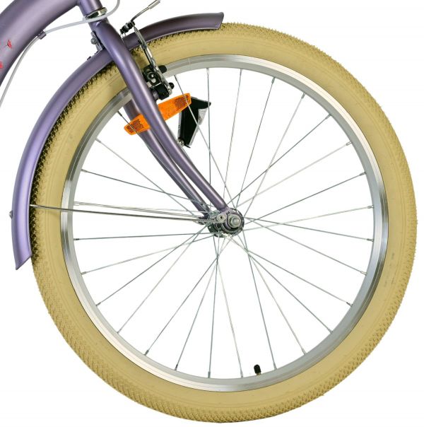 Volare Blossom Kinderfiets - Meisjes - 24 inch - Paars - Twee handremmen