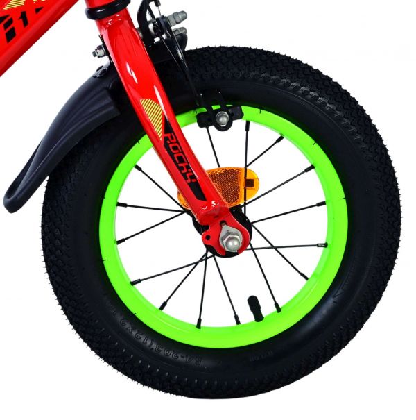 Volare Rocky Kinderfiets - Jongens - 12 inch - Rood - Twee handremmen