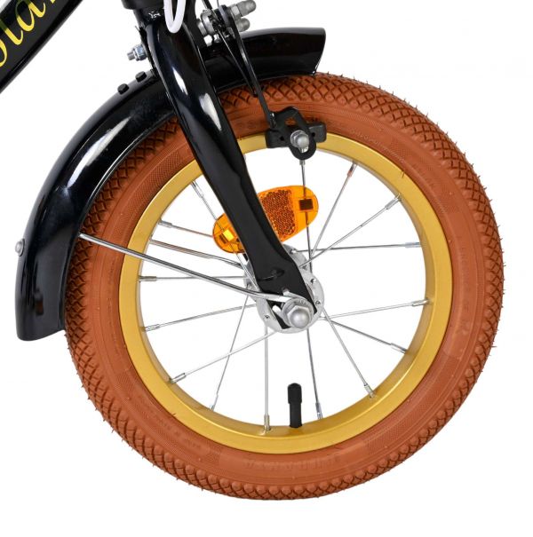 Volare Ashley Kinderfiets - Meisjes - 12 inch - Zwart