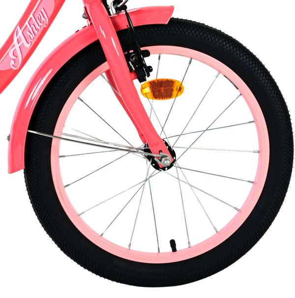 Volare Ashley Kinderfiets - Meisjes - 18 inch - Roze Rood