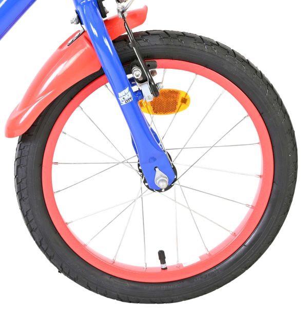 Sonic Kinderfiets - Jongens - 16 inch - Blauw - Twee handremmen