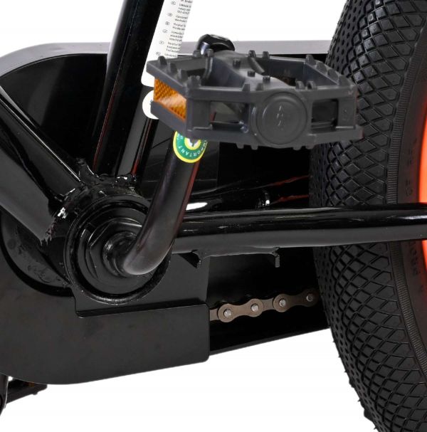 Volare Strike Kinderfiets - Jongens - 16 inch - Zwart Oranje - Twee Handremmen