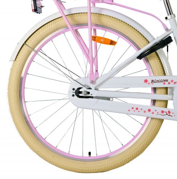 Volare Blossom Kinderfiets - Meisjes - 26 inch - Wit
