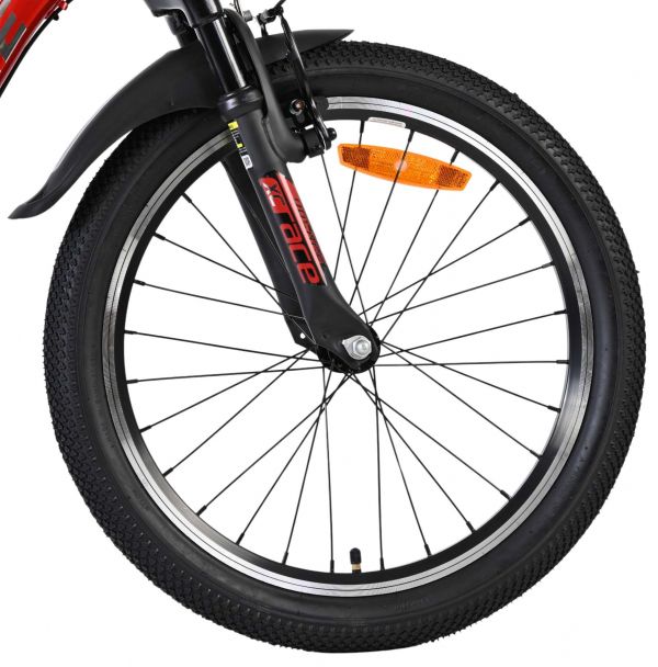Volare XC Race Kinderfiets - 20 inch - Rood Grijs - Shimano Nexus 3