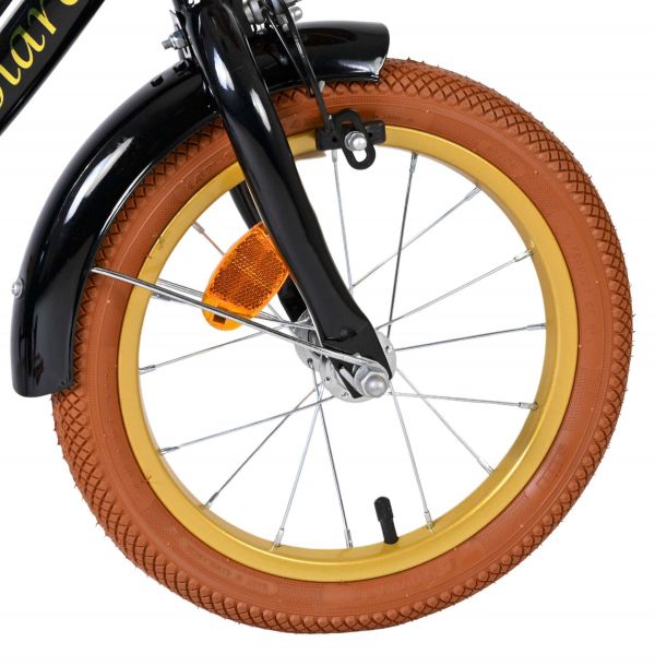 Volare Ashley Kinderfiets - Meisjes - 14 inch - Zwart