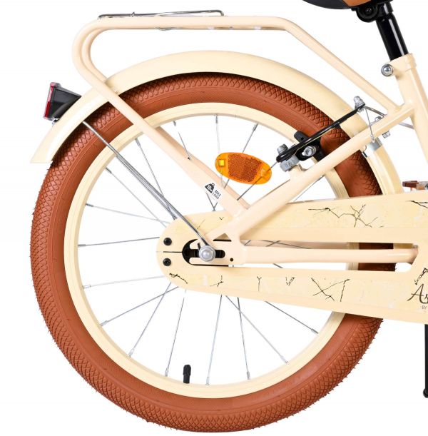Volare Ashley Kinderfiets - Meisjes - 18 inch - Creme - Twee handremmen