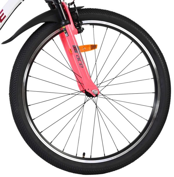 Volare XC Race Kinderfiets - 26 inch - Wit Roze - Shimano Nexus 3
