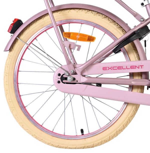 Volare Excellent Kinderfiets - Meisjes - 20 inch - Matt Roze