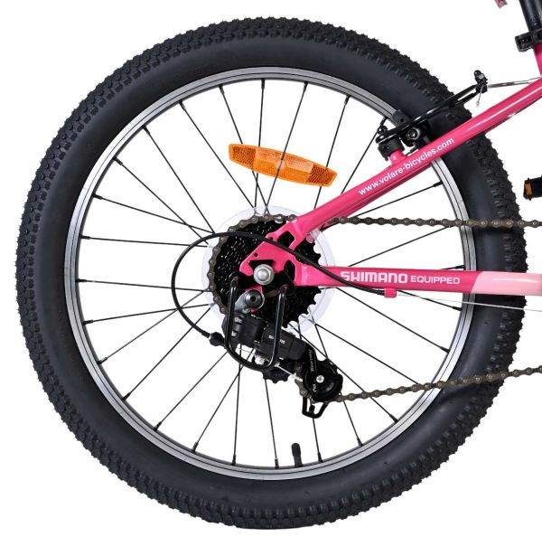 Volare Boost Kinderfiets - 20 inch - 7 Speed - Roze