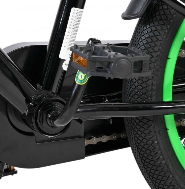 Volare Strike Kinderfiets - Jongens - 16 inch - Zwart Groen