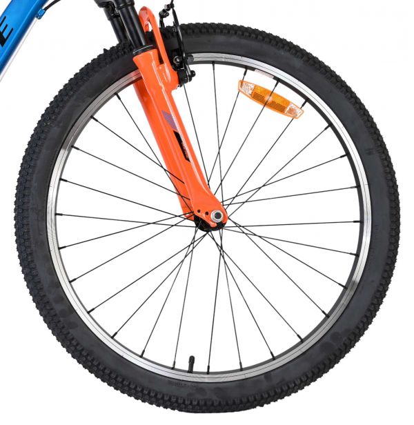Volare Boost Kinderfiets - 24 inch - Blauw Oranje - 21 versnellingen